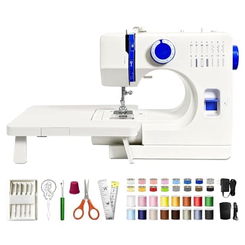 Lastempa StitchMaster Pro Sewing Machine - Twin/Double Needle Compatible, 14 Stitches, Easy for Beginners & Home Users