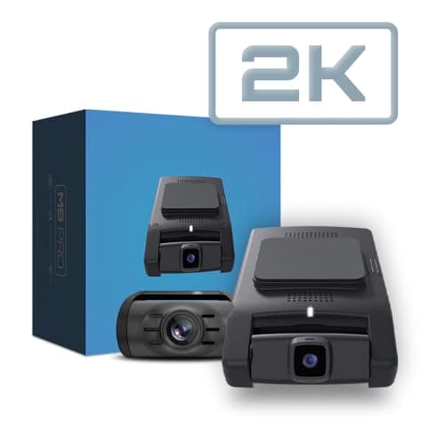 Momento M8 PRO 3-Ch 2K QHD w/Dual 5.0GHz Wi-Fi + GPS Front & Rear Dash Camera Kit (MD-8200) Includes 64GB MicroSD Card 8
