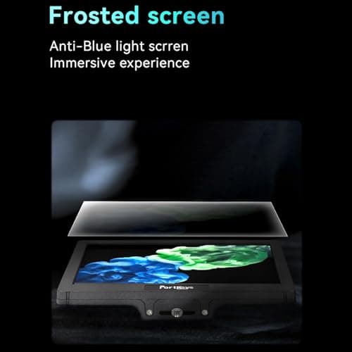 Portkeys HD7H 7" 1000nit Camera DSLR Field Monitor, 4K HDMI Input Video Monitor, with Top Shortcut Keys Suitable for Sony, Canon, Nikon, Fuji, Olympus DSLR Cameras with Sunshade 5