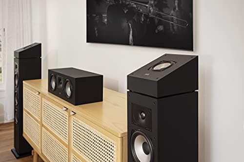 Polk Monitor XT90 Hi-Res Height Speaker Pair for 3D Sound Effect - Dolby Atmos-Certified, DTS:X and DTS Virtual:X Compatible, Surround Sound Speakers, 4" Dynamically Balanced Woofer, Midnight Black 6