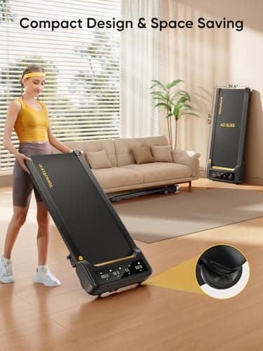 Walking Pad with Incline, Under Desk Treadmill, Portable Treadmills for Home/Office, 2.5HP Walking Jogging Running Machine 300 lbs Capacity with LED Display, Remote Control/App Control 7