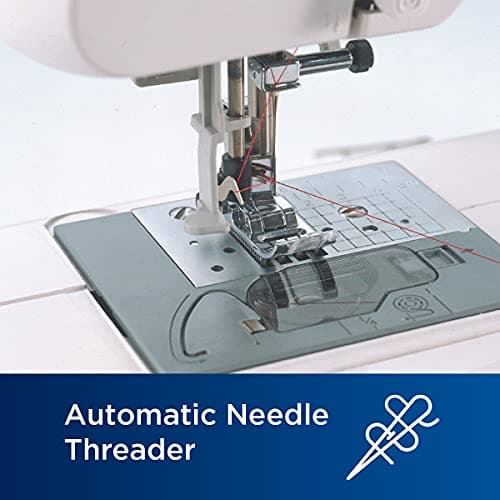 Brother Sewing and Quilting Machine, Computerized, 165 Built-in Stitches, LCD Display, Wide Table, 8 Included Presser Feet, White, 20x12x17 5