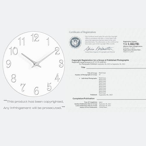 Roymnie Wall Clock, 8 Inch Modern Wall Clocks Battery Operated, Small Silent Non Ticking Clock Decorative for Kitchen, Bathroom, Bedroom, Desk, Bookshelf (Black Gold) 8