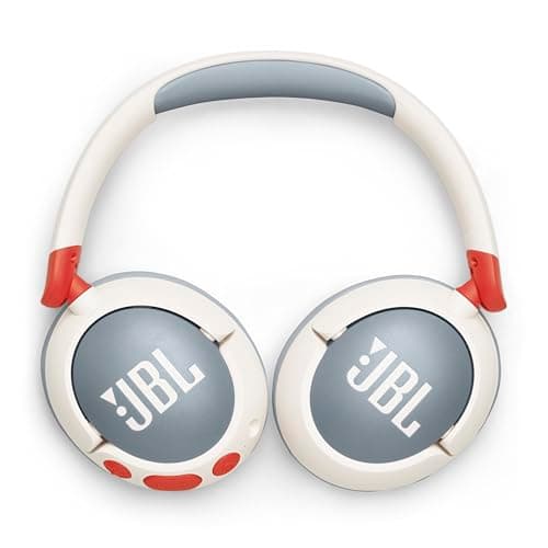 JBL Junior 470NC - Wireless Over-Ear Noise Cancelling Kids Headphones with JBL Safe Sound (<85dB), Fit for Kids, Parental Control with Customizable Volume & Playtime and 50Hr Battery Life (White) 6