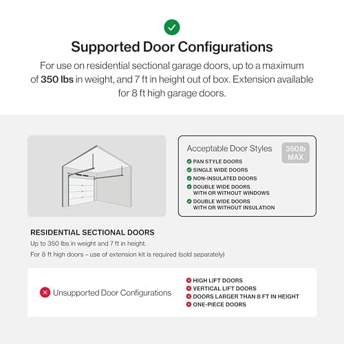 Genie Chain Drive 500 Garage Door Opener with WiFi - Model 1135VM 5