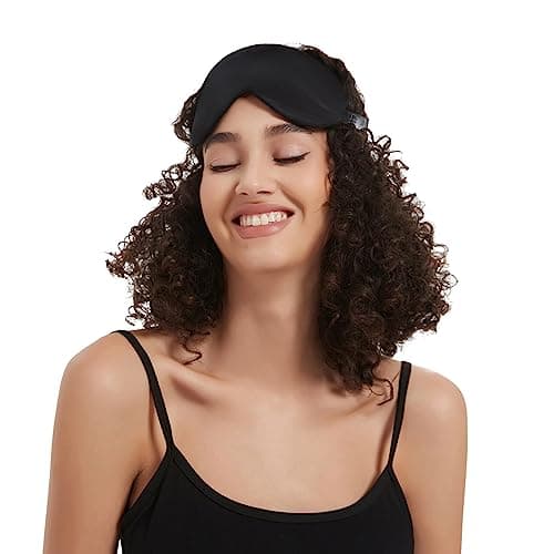 Alaska Bear Sleep Mask Silk Eye Cover with Shaped Padding for Pressure-Free Sleeping, Foam Insert, Upgrade Contour Over Conventional Flat Satin Eye Masks, Machine Washable 5