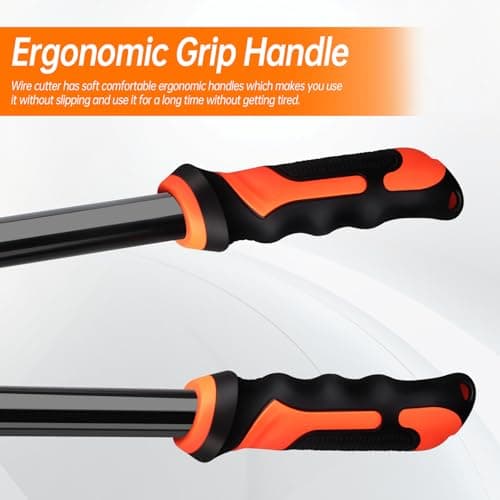 NOEAIKE 14 Inch Bolt Cutter Heavy Duty Forged T8 Steel Blade Wire Cutters for Chain/Metal/Screw/Rivet/Fence with Rubber Grip Handle 7