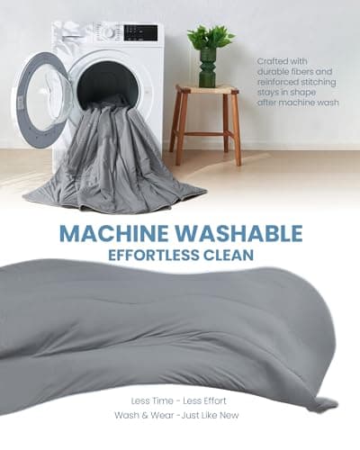 King Cooling Comforter - Arc-Chill Cooling Blanket for Hot Sleepers with Night Sweats, Cooler 0.4 Tech Cooling Comforter for Menopause, All Season Bedding, Oeko-TEX Cool Blanket 104"x90" Gray 8