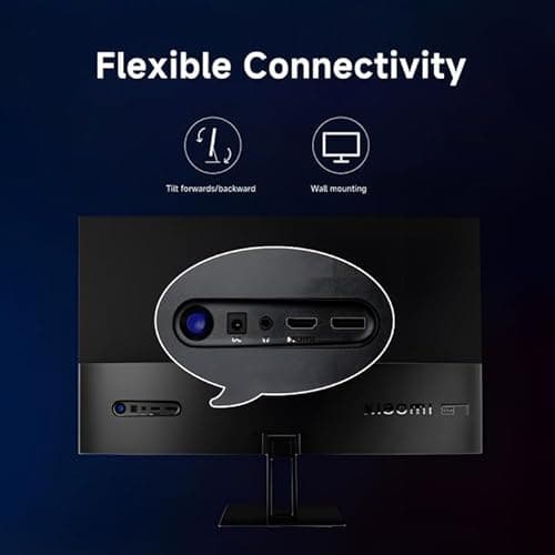 Xiaomi Gaming Monitor 27in 165Hz 1ms GTG 1920*1080 Fast IPS HDR10 FreeSync Premium Professional Calibration 99% sRGB 178° Wide Angle Tilt Adjustment TUV Low Blue Light Computer Screen Desktop Monitor 9