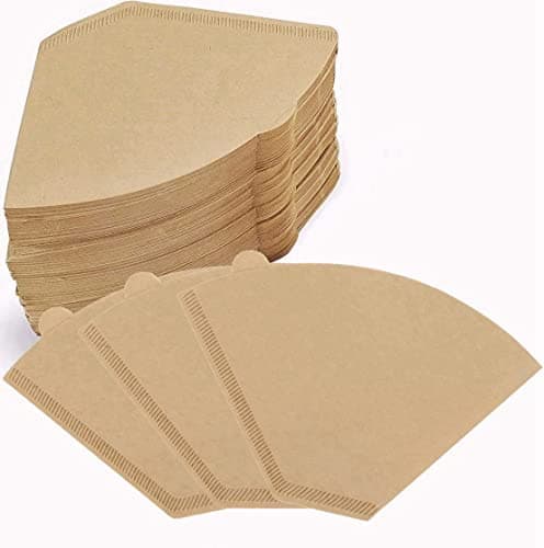 Coffee Filter #4,Cone Coffee Filter 8-12 Cups, Disposable Coffee Filters Paper for Smooth and Clean Taste, Pour Over and Coffee Maker (Natural Unbleached, #4 U-shaped 100 Count)