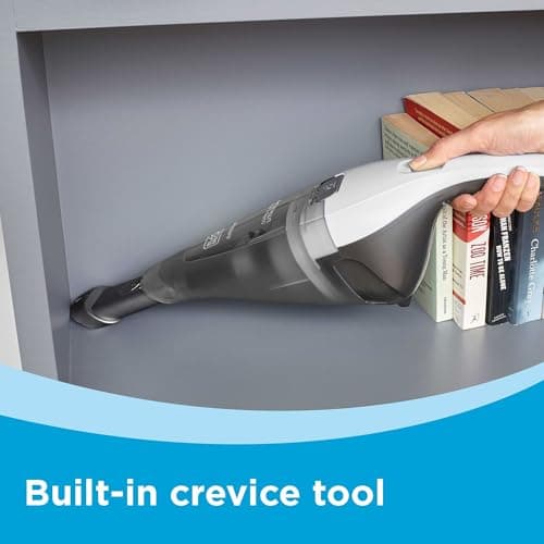 BLACK+DECKER dustbuster Cordless Handheld Vacuum, Portable Car Vacuum Cordless Rechargeable, Wall Mount, Strong Suction QuickClean (HNVC215B10) 5