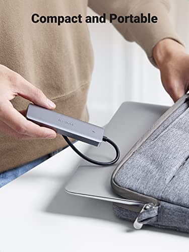 UGREEN USB C to USB A Hub with 4 USB 3.0 for Laptop, MacBook Pro/Air, Mac mini M4, iMac, iPad Pro, Chromebook, Dell XPS, Galaxy S23, and More, 0.5FT 9