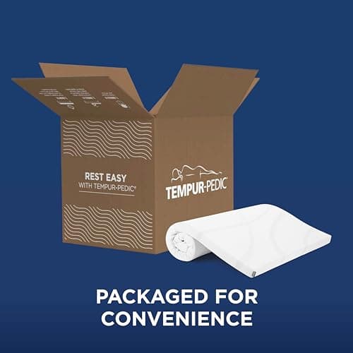 TEMPUR-Adapt (Supreme) 3" Memory Foam Mattress Topper, Queen,White 8