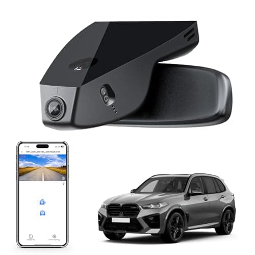 Mangoal 4K Dash Cam for BMW X5 Gen4 G05 F95 2019 2020 2021 2022 2023(Model A), X5 M M50i xDrive50i sDrive40i xDrive40i OEM Style, 2160P UHD Video, WiFi & APP, 64GB Card