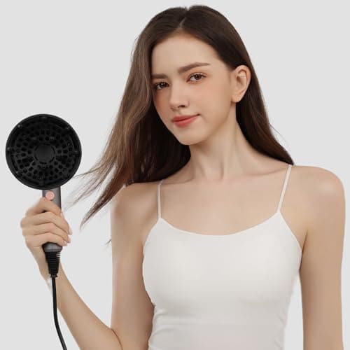 AINA Hair Dryer with Diffuser, Blow Dryer for Women | Advanced Ionic Technology, Ceramic Coating | Cold Shot Features Turbo Heat for Fast Drying and Shine 110V/ALCI (Misty Blush) 6