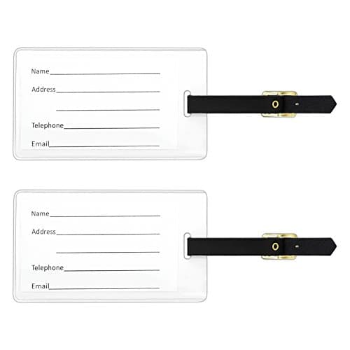 Graphics and More Self-EEZ(TM) Custom Personalized Luggage Tag Set 7
