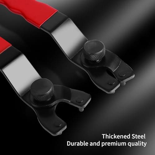 Golden Pearl Pin Spanner,Spanner Wrench for Grinder,Adjustable Pin Wrench for Angle Grinder Machine(Red) 4