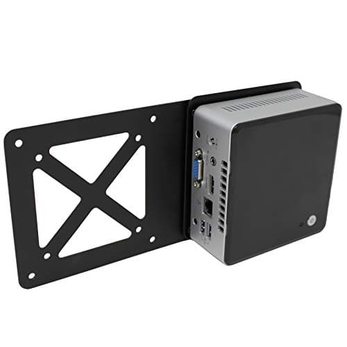 HumanCentric Mounting Bracket Compatible with Intel NUC, VESA Monitor Arm Extension Plate for NUC Mini PC Computer, 75x75mm and 100x100mm Patterns, Does not fit Hades and Skull Canyon NUC