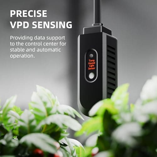 SPIDER FARMER Dehumidifier,32 Pints Plant Dehumidifier with Drain Hose,Temperature & Humidity Sensor Probe,24H Timer Function, Compressor Entfeuchter for Grow Tent,Home and Basement 6