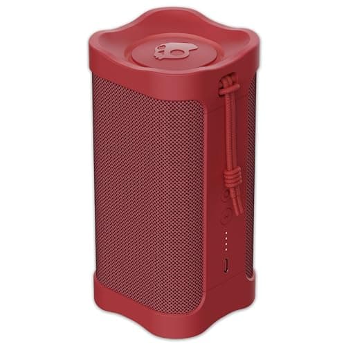Skullcandy Terrain Wireless Bluetooth Speaker - IPX7 Waterproof Portable Speaker with Dual Custom Passive Radiators, 14 Hour Battery, Nylon Wrist Wrap, & True Wireless Stereo