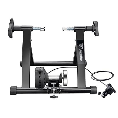 Exercise Bike Trainer - Indoor Bicycle Training Stand With Quiet 5-Level Magnetic Resistance and Front Wheel Riser Block by Bike Lane 8