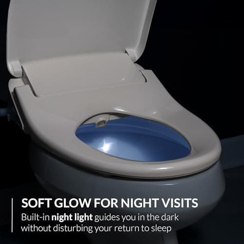 Bio Bidet USPA PRO Modern Bidet Seat, Warm Water, Heated Seat & Dryer, Remote Control, Elongated 11