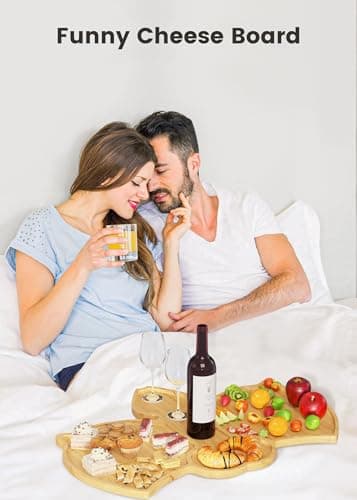 UPDAY Extra Large Charcuterie Board, Funny Cheese Board for Storing Snacks, Wedding & Bridal Shower Gift 5