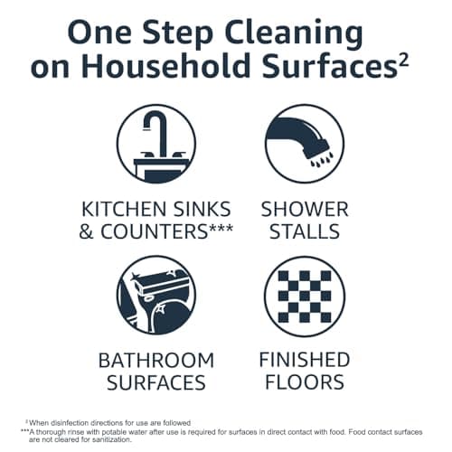 Amazon Basics Disinfecting Wipes, Lemon & Fresh Air Scent, Multi-Surface, Sanitizes/Cleans/Disinfects/Deodorizes, Strong & Convenient, 320 Count (4 Packs of 80) 5