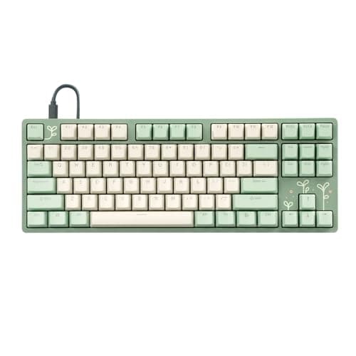 DROP Expression Series Shinai TKL Mechanical Keyboard - Holy Panda X Tactile Switches - PBT Double-Shot Keycaps - LED Backlight - Green