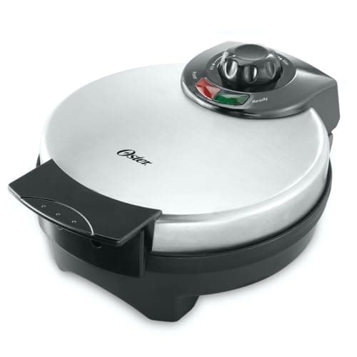 Oster Belgian Waffle Maker, Non-Stick Waffle Iron for Thick, Fluffy Waffles, Easy to Clean