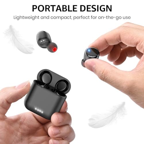 TOZO T6 Ergonomic Edition Wireless Earbuds Bluetooth 5.3 Headphones, Ergonomic Design in-Ear Headset, 50Hrs Playtime with Wireless Charging Case (Renewed) 8