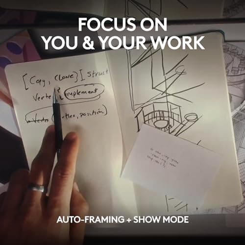 Logitech MX Brio 705 for Business 4K Webcam with Auto Light Correction, Ultra HD, Framing, Show Mode, USB-C, Works with Microsoft Teams, Zoom, Google Meet - Graphite 5