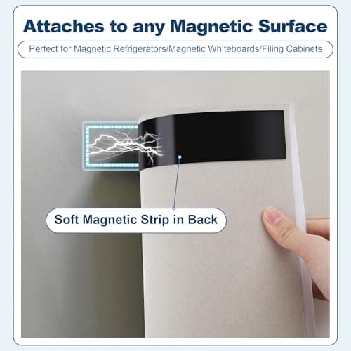 SUNEE 2 Year Magnetic Calendar for Refrigerator (8" x10") from Now to June 2026 Wall Calendar, Fridge Calendar with Magnet Monthly 2025-2026 for Family, Seasons Color 5