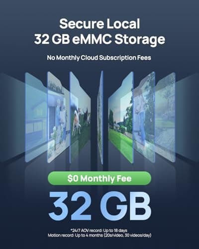 Anona Aurora 4K Solar Security Cameras Wireless Outdoor, Forever Power with Solar Panel, 8MP Color Night Vision, 24/7 AOV Recording, No Monthly Fees, AI Detection, Easy Setup, 2.4 G WiFi, IP67, 3 Pack 6