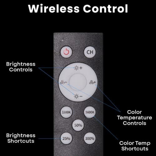 Lume Cube Studio Panel 2-Point Lighting Kit | Edge Lit LED Bicolor Light Panels 3200k - 5600k | Rechargeable Lithium Battery, Adjustable Color, Brightness, 70" Stands, Wireless Remote Included 8