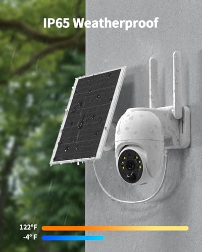 Oculview 4G LTE Cellular Security Camera, No WiFi Needed Solar Cameras Wireless Outdoor with SIM Card, 2K HD Video, 360° View, Color Night Vision, PIR Motion 5