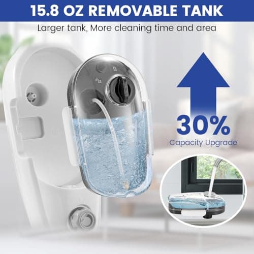 Steam Mops for Floor Cleaning, 10-in-1 Multipurpose Deep Steam Cleaner Mop for Home, Floor Steamers for Hardwood and Tile, Vinyl, Laminate, Carpet, Hard Floors with Attachments 5