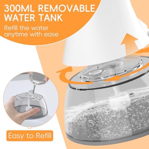 Steamer for Clothes, 1500W Powerful Handheld Clothes Steamer, Garment Steam Iron, Wrinkles Remover for Garment, Curtain and Bedding 5