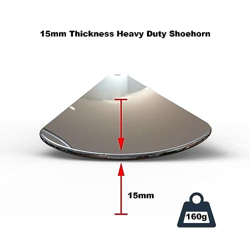 Shoe Horn Long Handle for Seniors,16.5" Long Metal Shoehorns for Men Women Kids,Travel Stainless Steel Shoe Horn Shoe Slip on Tool 1 6