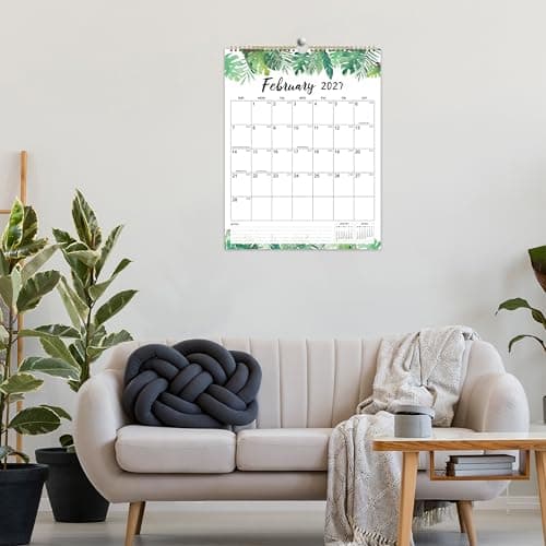 2026-2027 Wall Calendar - July 2026 - December 2027, 2026-2027 Calendar, 18 Months Calendar with Julian Date, 11.4" x 14.5", Premium Paper, Twin-Wire Binding, Floral 8