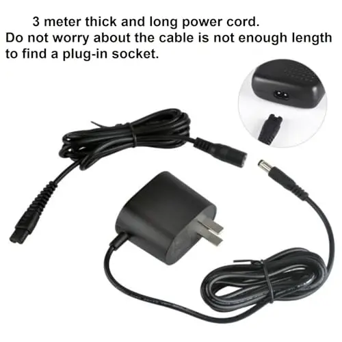 VSTSERIES Corded Electric Foil Shaver,Professional Close Shave Razor,Bald Head Shavers for Men,Barber Shop Fade Style Clipper,Face Stubble Beard Smooth Trimmer,12v Powerful Motor,Only Corded Use 8