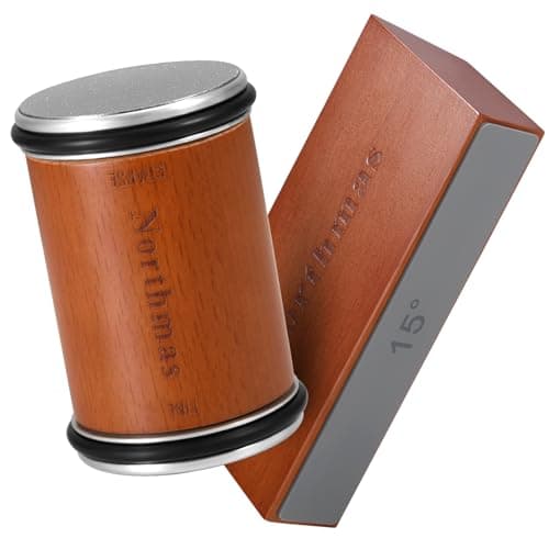 Northmas Rolling Knife Sharpener, Diamond Knife Sharpener Kit for Kitchen Knives, Offers 15 & 20 Degree Sharpening for Different Knives, Includes A Stainless Steel Pad for Small Knives Sharpening