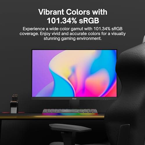 Pixio PX259 Prime 24.5 inch (24 inch / 25 inch Equivalent) 280Hz (144Hz Supported) Refresh Rate FHD 1080p Resolution Fast Nano IPS Panel 1ms GTG Response Time Gaming Monitor with AMD FreeSync Premium 6