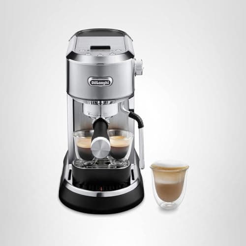 De’Longhi Dedica Maestro Espresso Machine with Milk Frother, 15-Bar Pump & Temperature Control - Barista Coffee Maker Kit for Espresso, Latte, Cappuccino & Iced Coffee - Italian Stainless Steel Design 8