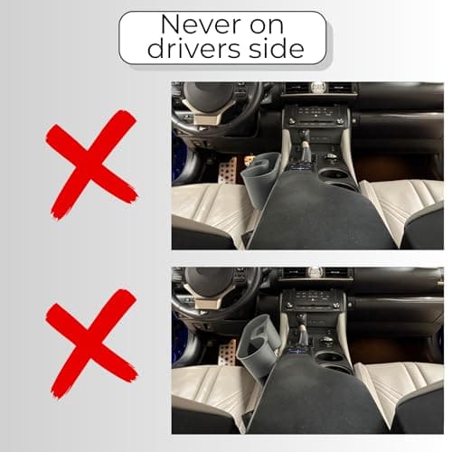 Portable Car Desk with Removable Clipboard - Fits Passenger Seat - for Laptop - Travel Desk with Drink Holder, Mobile Vehicle Desk for Professionals & Commuters, Adjustable 11.5" D x 8.5" W x 11" H 6