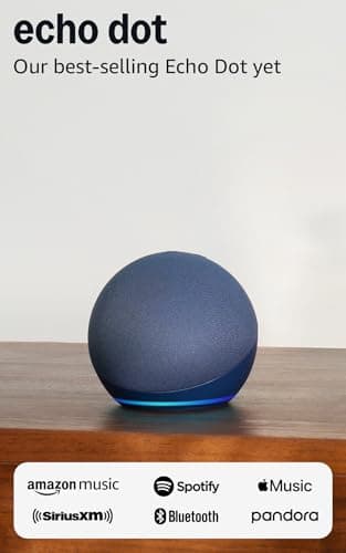 Amazon Echo Dot (newest model) - Vibrant sounding speaker, Designed for Alexa+, Great for bedrooms, dining rooms and offices, Deep Sea Blue 8