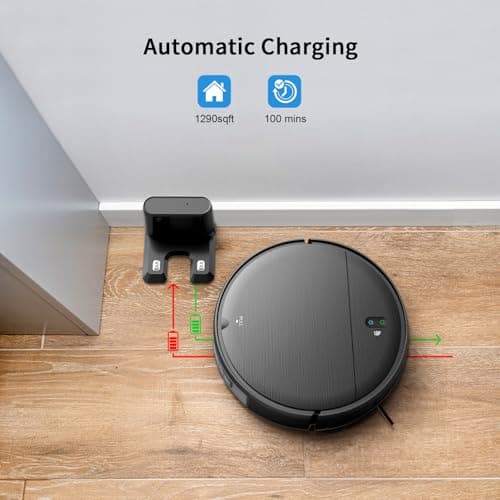 MAMNV Robot Vacuum and Mop Combo, 2 in 1 Robotic Vacuum Cleaner with Schedule, App/Alexa/Voice Control, Ideal for Hard Floor, Pet Hair, Carpet 8