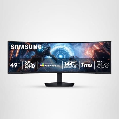 SAMSUNG 49-inch Odyssey G9 (G91F) DQHD, 144Hz, Curved Gaming Monitor, Ultra-Wide 32:9 Screen, DisplayHDR 600, AMD FreeSync™ Premium Pro, Ergonomic Stand, LS49FG910ENXZA, 2025 21