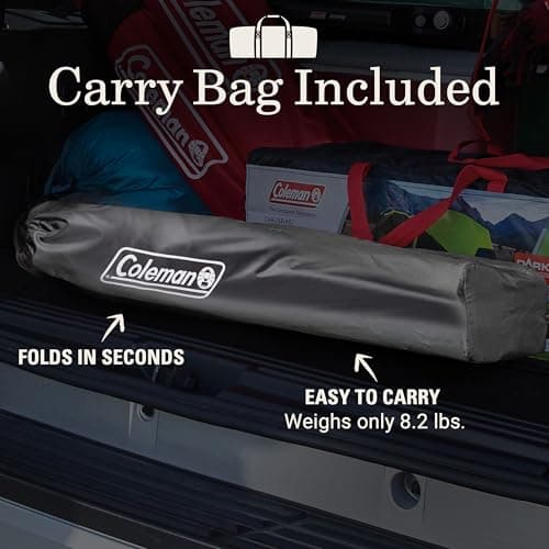 Coleman Portable Camping Chair with 4-Can Cooler, Cushioned Seat & Back with Side Pockets & Cup Holder, Carry Bag Included, Great for Camping, Tailgating, Firepits, Patio, & More 6