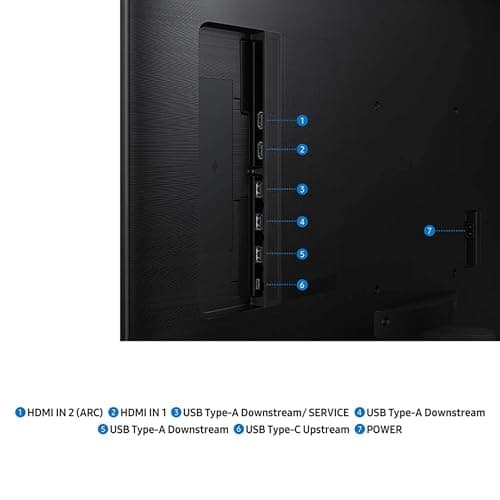 Samsung 43” Smart Monitor M7 (M70F) 4K UHD Display, Samsung Vision AI, Smart TV Apps, Gaming Hub, USB-C, HDMI and USB-A, Black, LS43FM702UNXZA, 2025 10